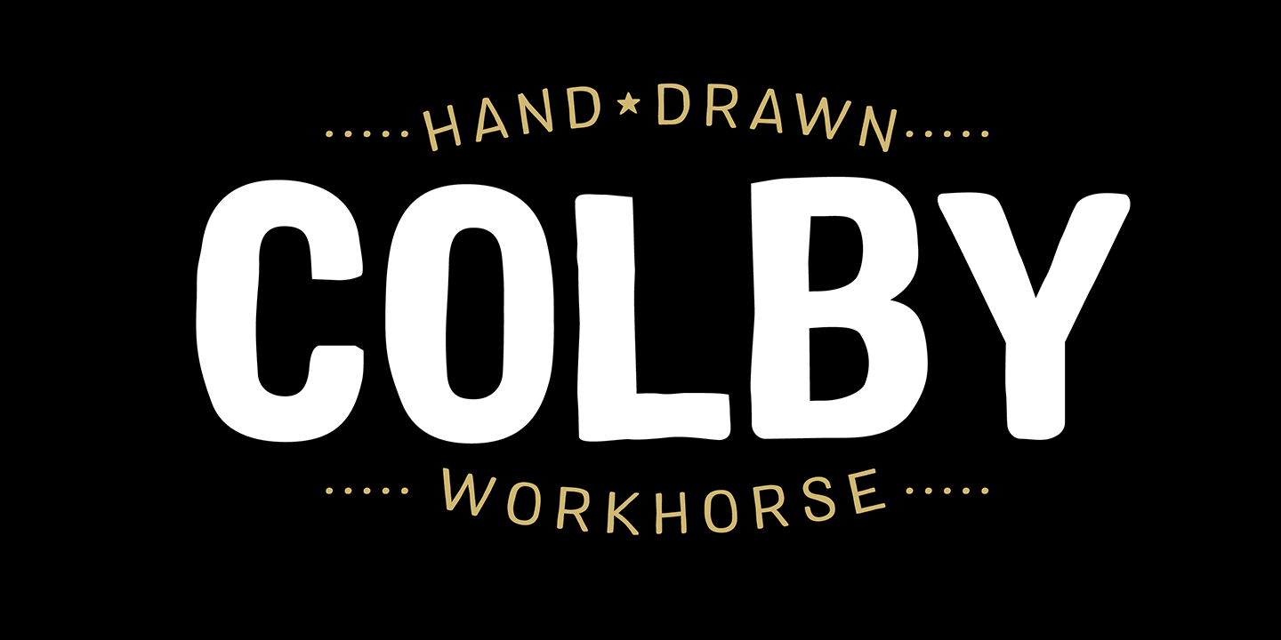 Шрифт Colby Wide